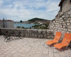 Diocleziano palazzo monolocale per 2 con vista della città vecchia di Spalato